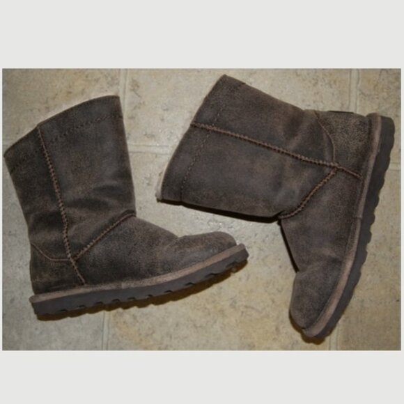 BearPaw Women SIze US 8 Low-cut Suede Boots, Brown - Picture 12 of 14